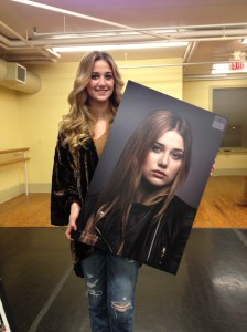 Gracie holding the image that will be part of a permanent display at LexArts in downtown Lexington KY. Visit my webpage for more images www.jimtincher.com